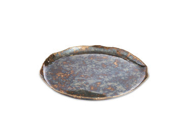 Cascade 13" Round Tray Rainbow Bronze